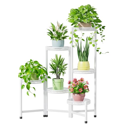 5-Tier Folding Metal Plant Stand - OVAD