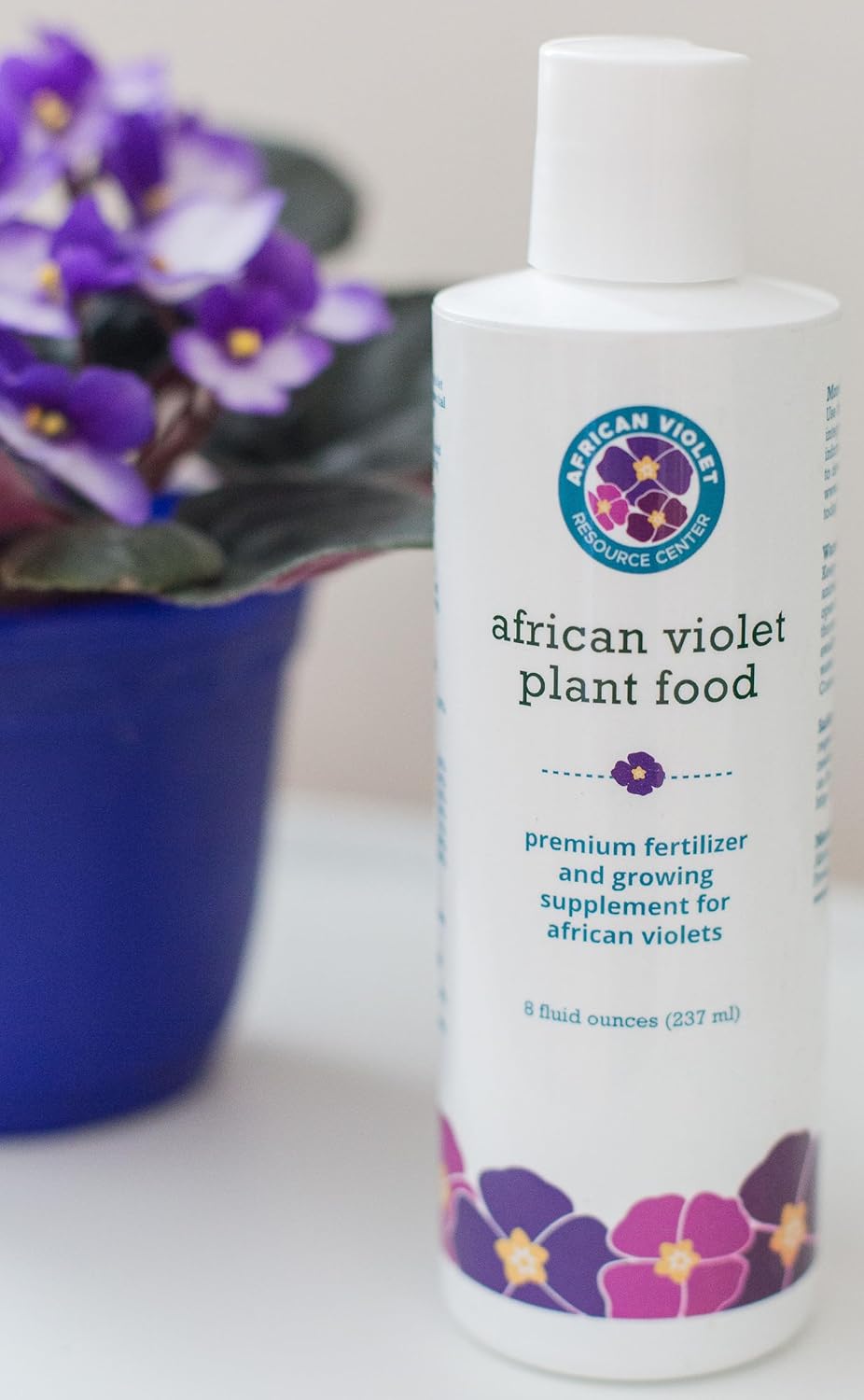 African Violet Plant Food by Houseplant Resource Center Liquid Fertilizer for Vibrant Blooms and Healthy Growth Easy to Use 8 Fluid Ounces - OVAD