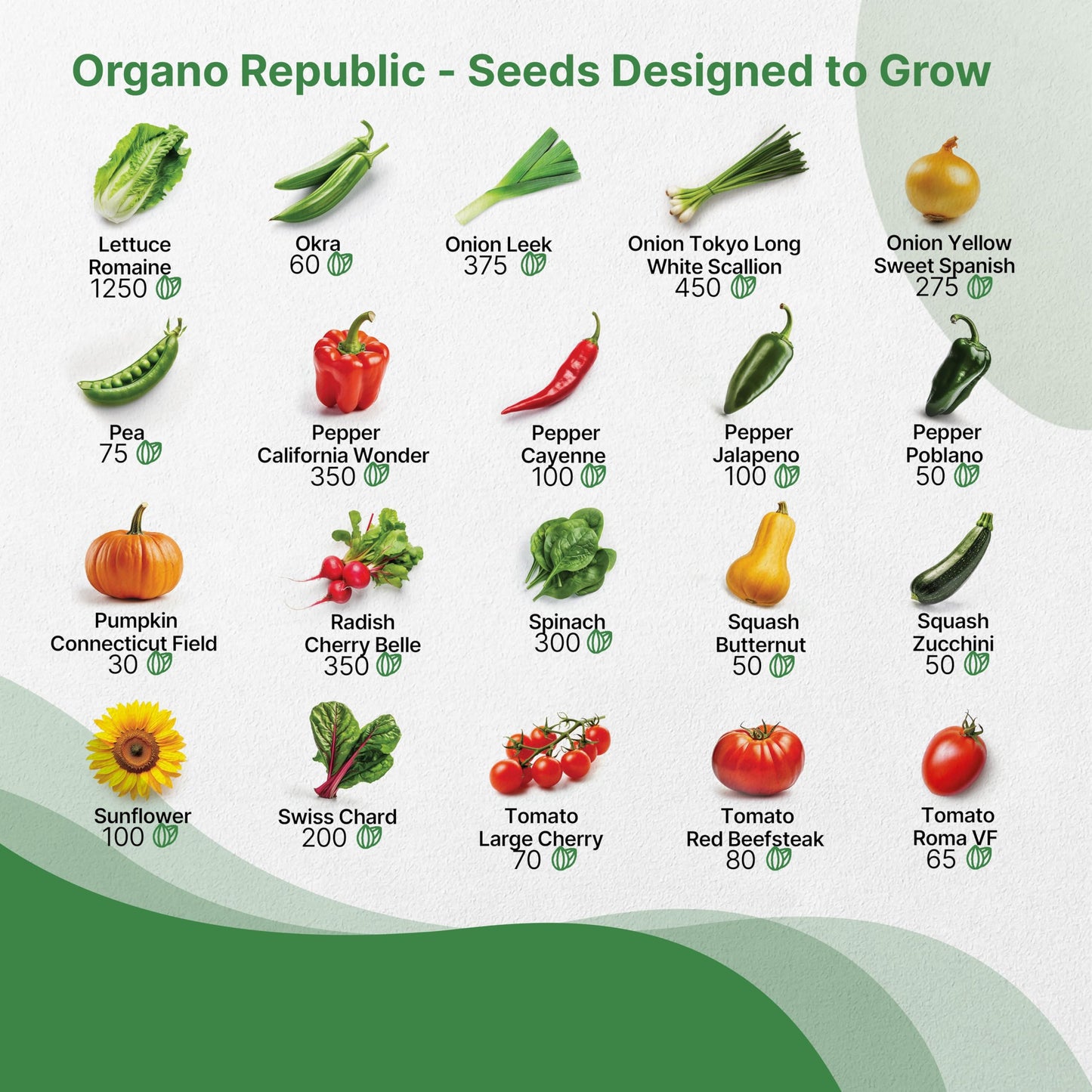 55 Vegetable Seeds Variety Pack - 35,600+ Non-GMO Heirloom Seeds for Home Gardening with Individual Packets for Indoor and Outdoor Hydroponics - OVAD