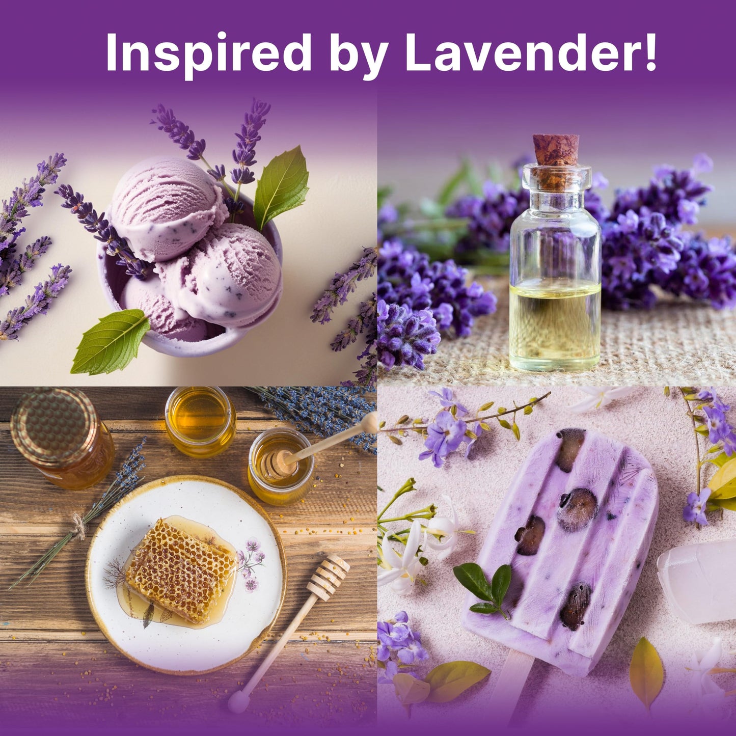 English Lavender Seeds Pack 2.50G - Over 2200 Non-GMO Heirloom Lavender Seeds for Planting Herbs in Individual Seed Packet for Home Gardens - OVAD