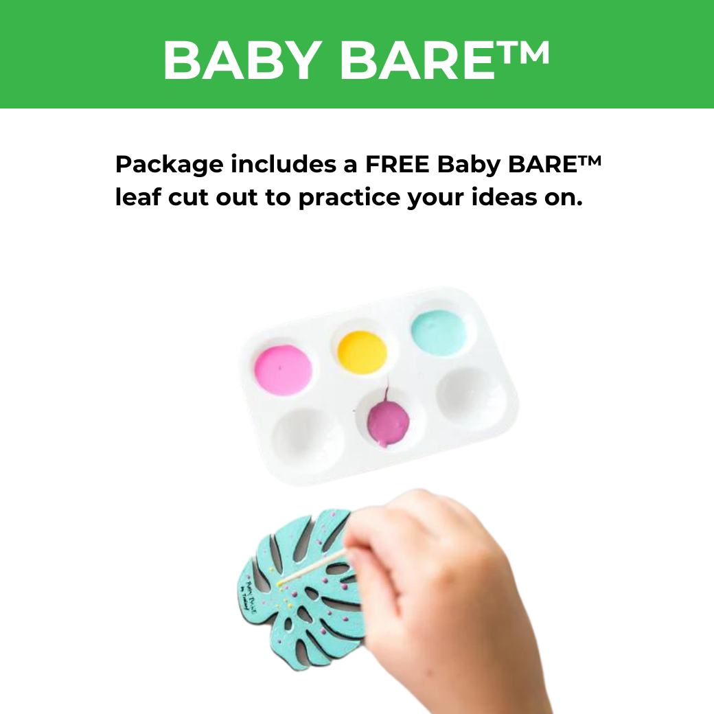 BARE™ Monstrella™ - Customizable Monstera shaped wooden plant support