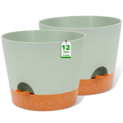 Self-Watering Planter Set for Effortless Plant Care and Stylish Home Décor