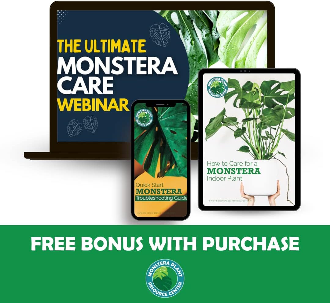 Premium Monstera Potting Soil - Quick Drain Soil for Thriving Deliciosa and Swiss Cheese Plants