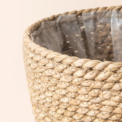 Handwoven Seagrass Planter Baskets for Eco-Friendly Decor