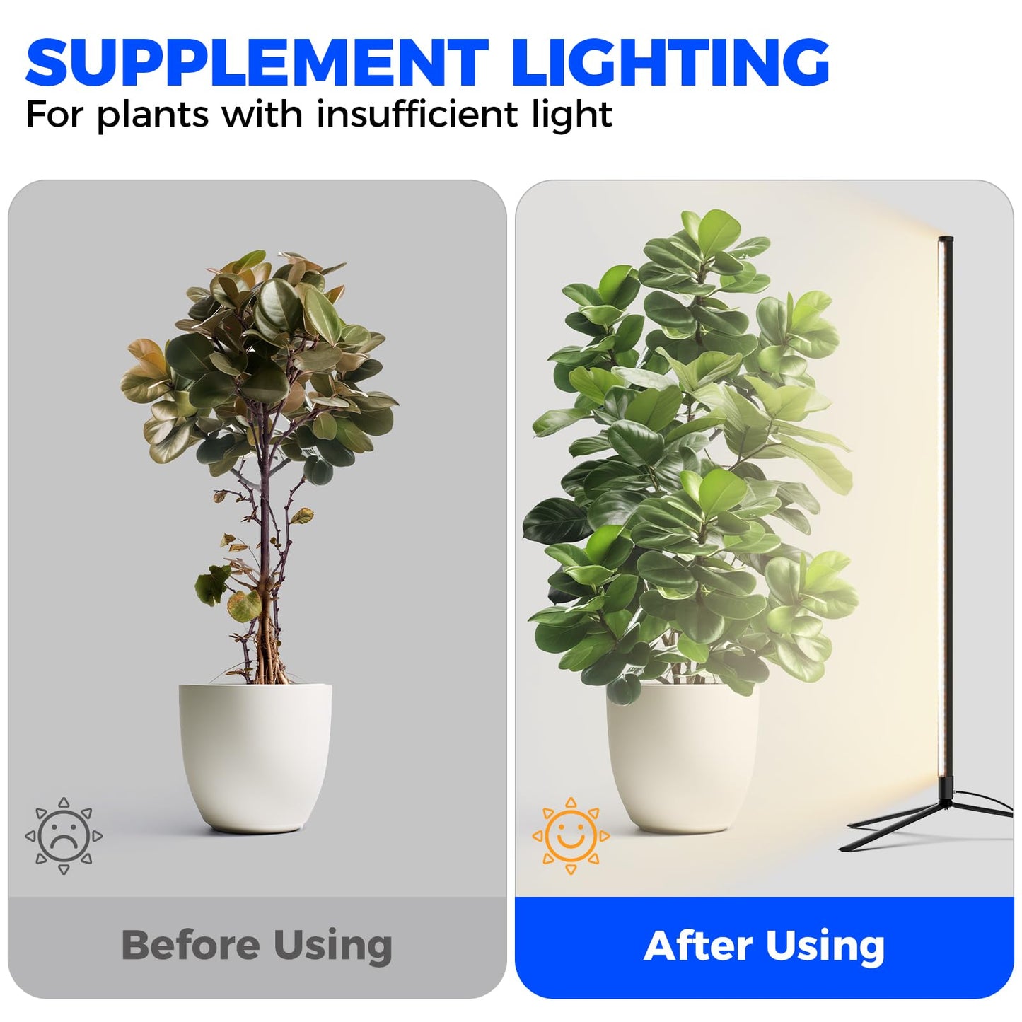 Vertical Standing Plant Grow Light