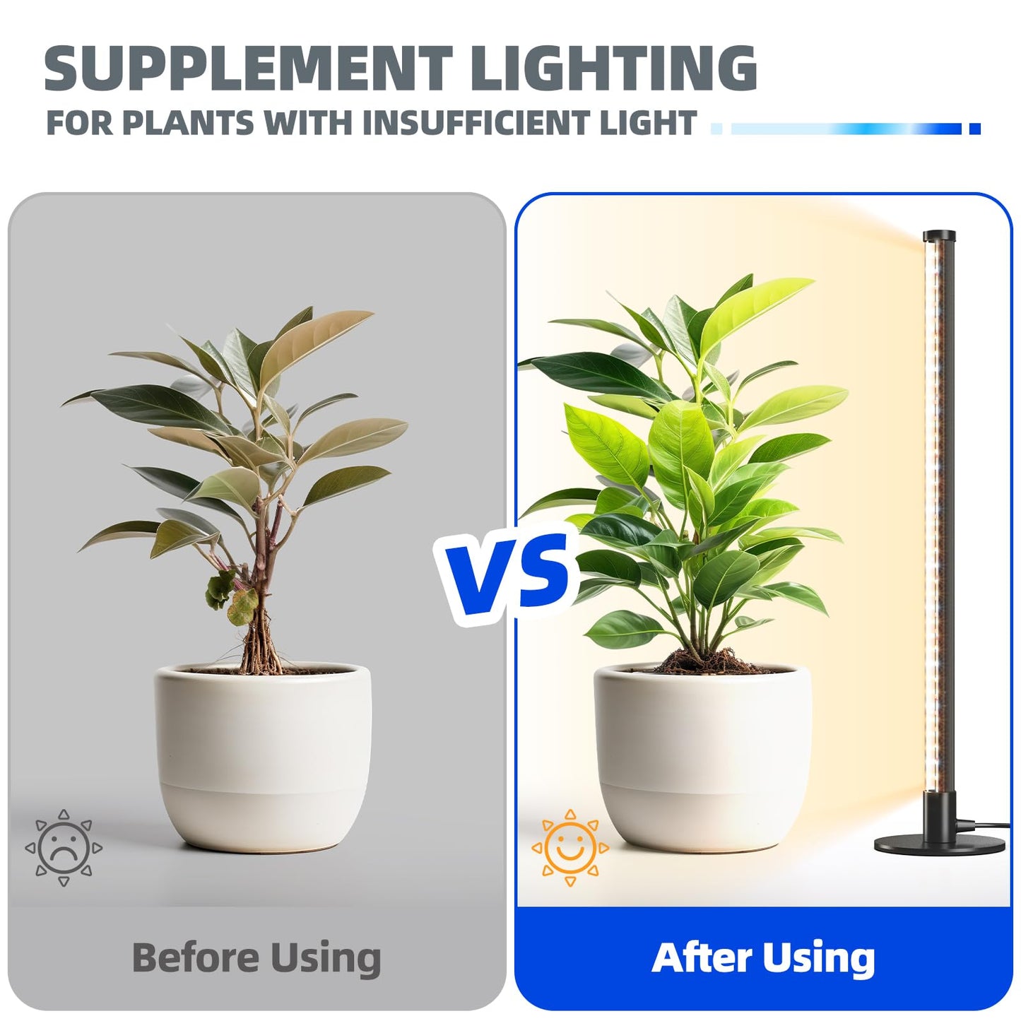 Vertical Standing Plant Grow Light