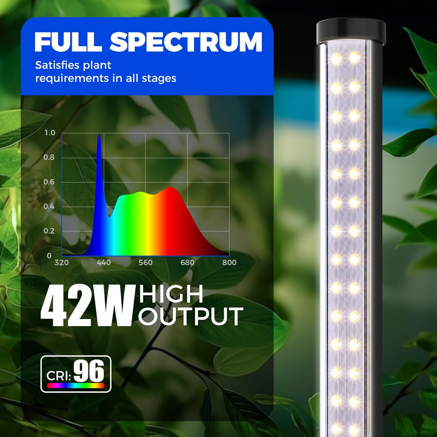 Vertical Standing Plant Grow Light