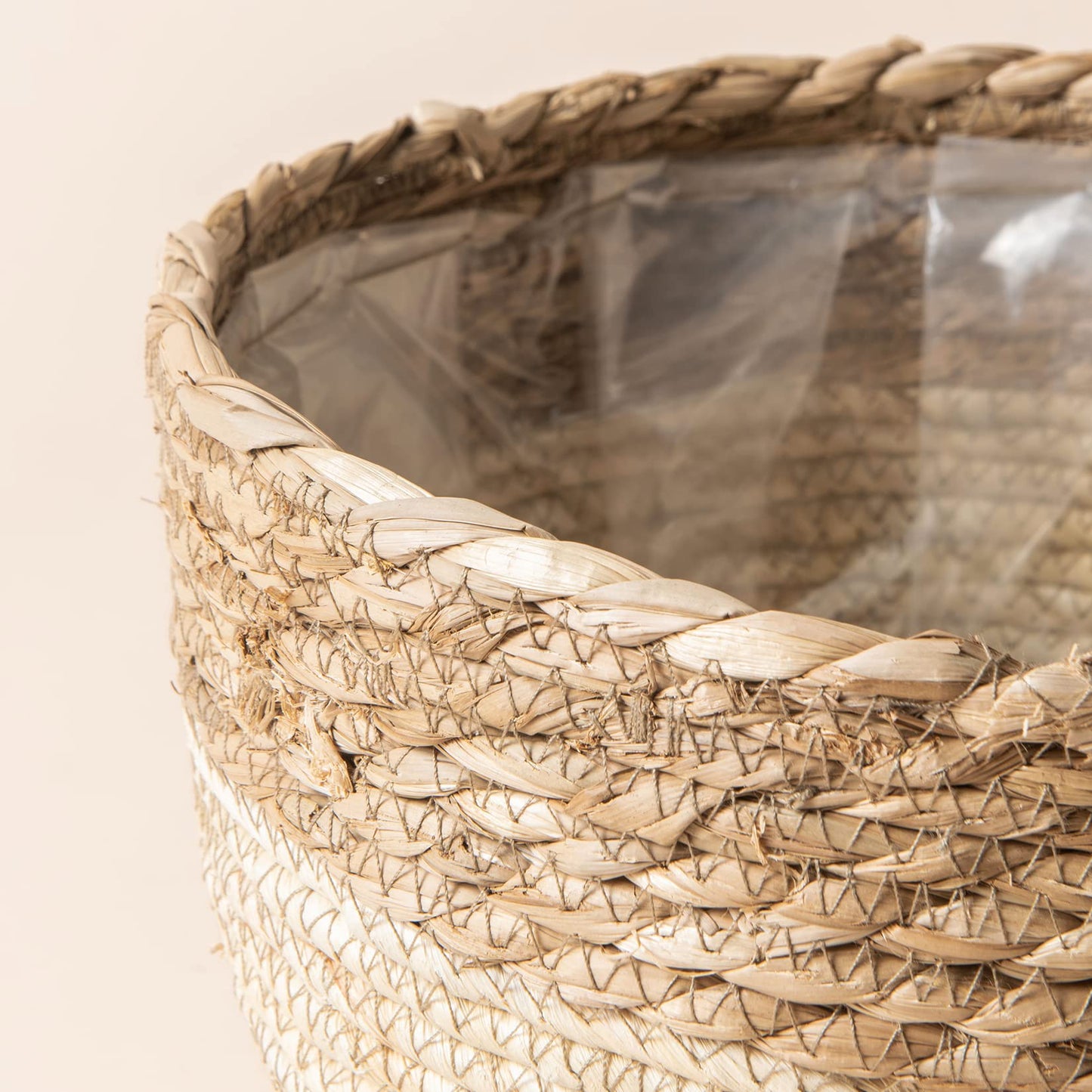 Handwoven Seagrass Planter Baskets for Eco-Friendly Decor