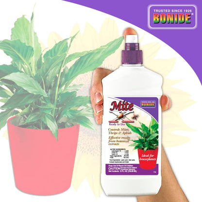 Bonide Captain Jack's Mite-X for Houseplants 12 oz Ready-to-Use Spray for Effective Insect Control