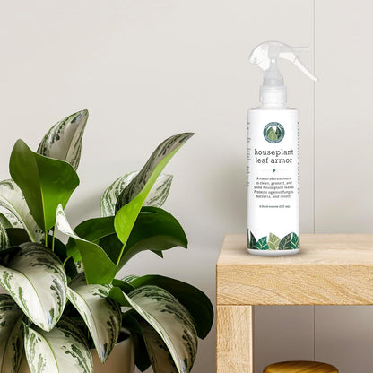 Leaf Armor by Houseplant Resource Center Natural Indoor Plant Leaf Protectant and Shine Spray for Fiddle Leaf Fig Monstera and Ficus Plants 8 Fluid Ounces