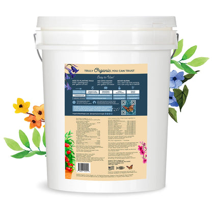 Organic Plant Magic - Truly Organic Fast-Acting Water Soluble Plant Food for All Plants and Gardens in One Convenient 1/2 lb Bag