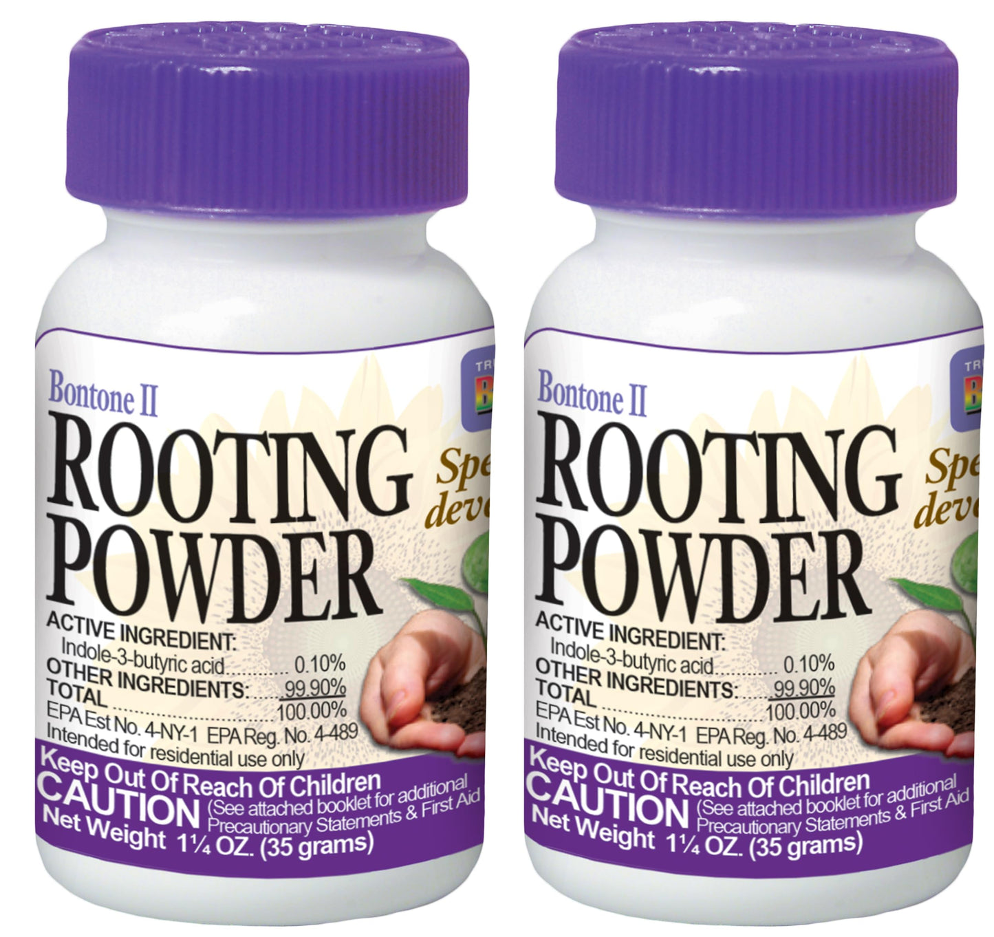 Bonide Bontone II Rooting Powder, 1.25 oz Ready-to-Use Dust for Houseplants and Transplants Speeds Root Development Fast and Easy