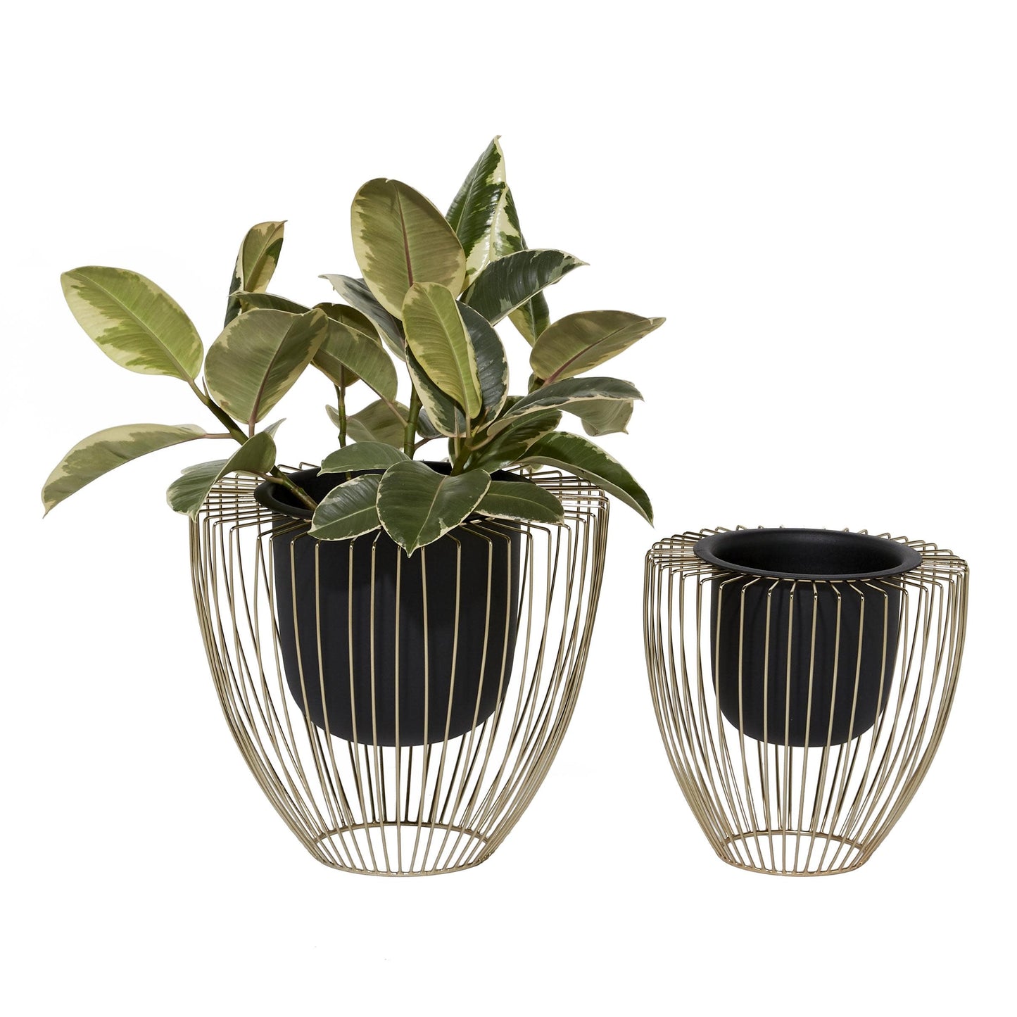 Elevated Caged Stand, Set of 3 Planters - Various Styles for Modern Elegance and Versatile Decor