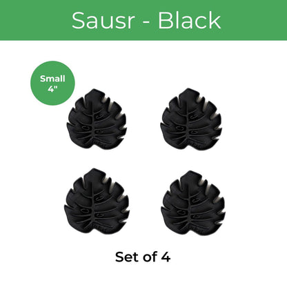 Tera Sausr - Leaf-shaped Pot Saucer - Drip tray for houseplants - Humidity tray